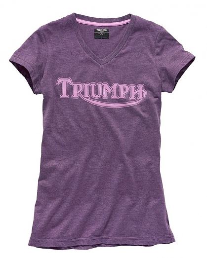 Ladies Vintage Logo Purple Tee